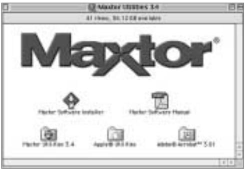SEAGATE 1394 - Macintosh software-installatie - 2