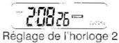 UPM WT260H - Réglage de l'horloge 2: - 1