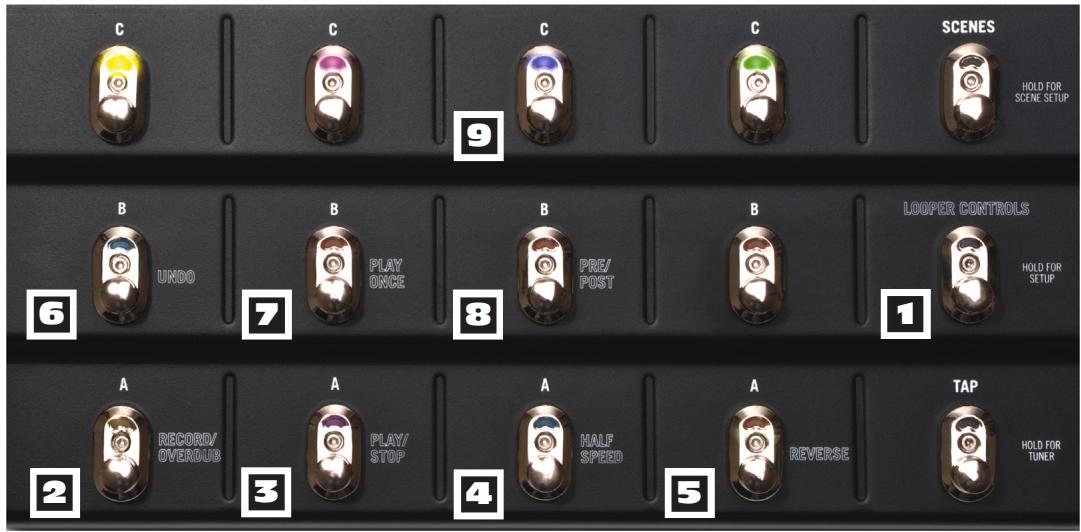 LINE 6 M13 2.0 - Réglages du Looper - 1