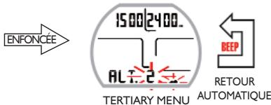 CRESSI SUB LEONARDO - Activation/deactivation du DEEP STOP - 2