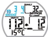 CRESSI SUB LEONARDO - ALARME D'omission du PALIER de decompression - 1