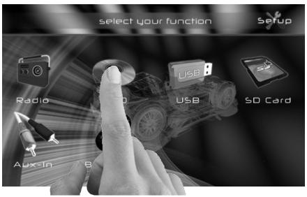 OXYGEN MP 403 - Type 2 : DVD, CD, clé USB ou carte SD contenant des fichiers audio/vidéo - 1