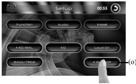 OXYGEN MP 403 - X-Bass On/Off : activation et désactivation de la sortie Subwoofer - 1