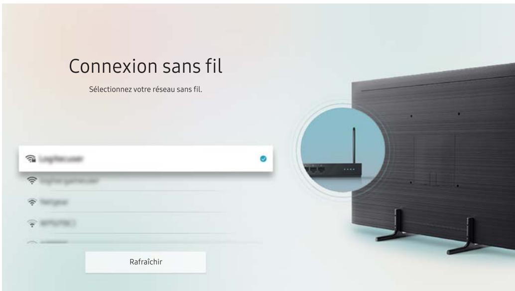 SAMSUNG UE40NU7125 - Connexion à votre réseau Internet - 5