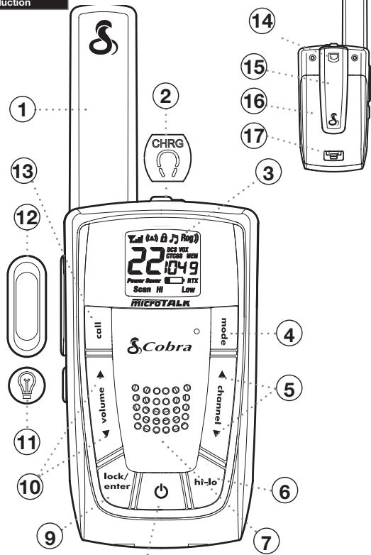 COBRA CXR725C - Caracteristiques du produit - 1