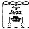 COBRA MT-500 - Branchement d'un microphone et hautparleur externes : - 4