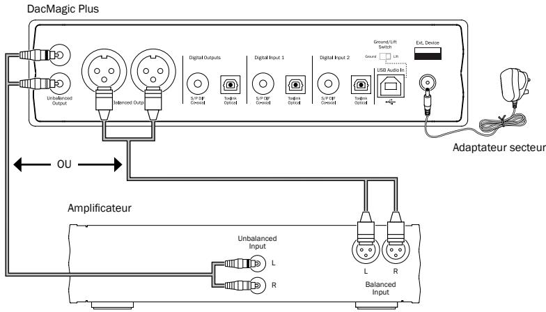 CAMBRIDGE AUDIO DACMAGIC PLUS - Raccordements de sortie audio - 1
