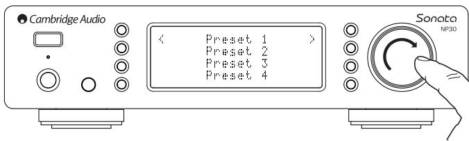 CAMBRIDGE AUDIO NP30 - Présélections - 1