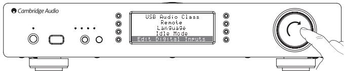 CAMBRIDGE AUDIO STREAM MAGIC 6 - Renommer les entrées numériques - 1