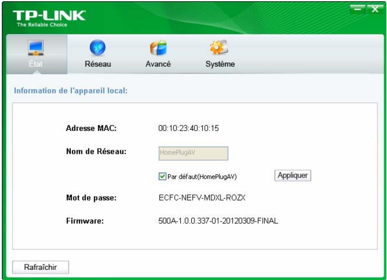 TP-LINK PA4015 - Chapitre 4 utiliser l'utilitaire d'administration - 2
