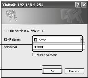 TP-LINK TL-WA5210G - Kirjautuminen - 2