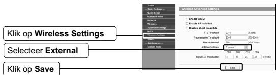 TP-LINK TL-WA5210G - ±b Externe antennec configureren - 1