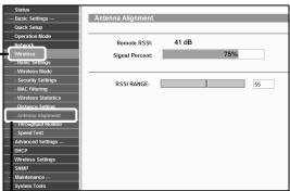TP-LINK TL-WA5210G - Alinhamento da Antena - 1