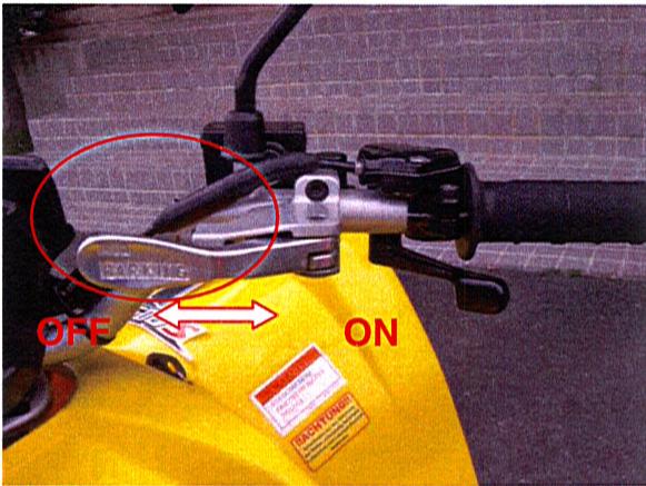 ADLY 50 RS LIQUIDE - FREIN DE PARC - 1