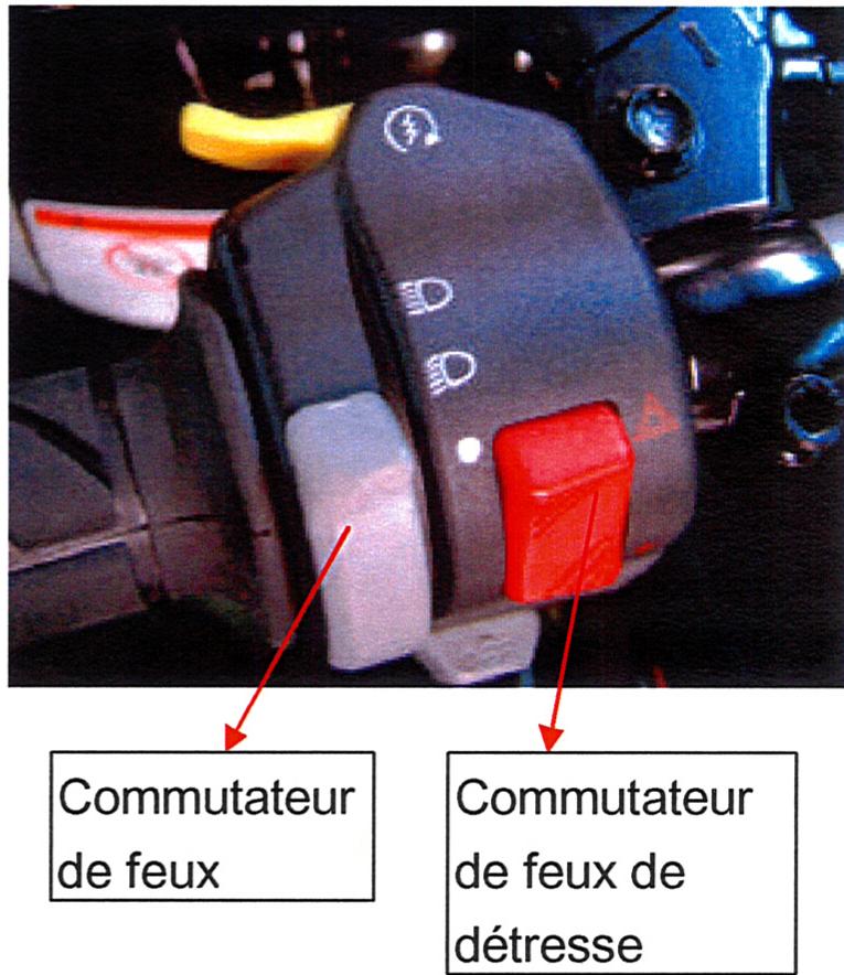 ADLY 500 S - FONCTIONNEMENT COMMUTATEUR DE FEUX DE ROUTE - 3