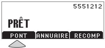 POLYCOM SOUNDSTATION2 WIRELESS (NE) - Faire un appel avec la touche interactive Pont - 1