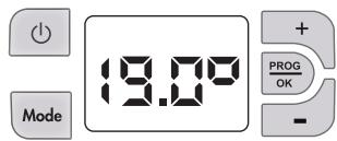 AIRELEC COLOMBE - 3- REGLAGE DE LA TEMPERATURE DE CONSIGNE : - 1