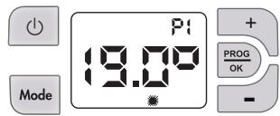 AIRELEC COLOMBE - 7- MODE DE FONCTIONNEMENT « PROGRAMMATION PREDEFINIE » P1 - P2 - P3 : - 1