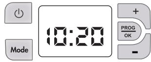 AIRELEC COLOMBE - 8- AFFICHAGE DE L'HORLOGE : - 1