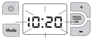 AIRELEC COLOMBE - A- Reglage de l'horloge : - 2