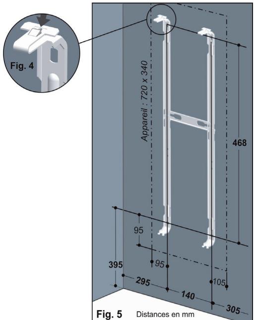 AIRELEC OCEADE - Fixation du dosseret : - 1