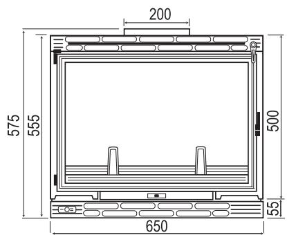 SEGUIN INSERT 3000 - FOYER AVEC CONVECTEUR + KIT DE VENTILATION - 3