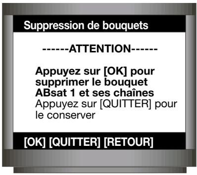 XSAT CD TV310 - Recherche des chaînes - 1
