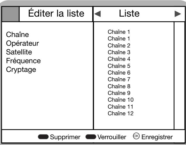 XSAT CD.TV410 - Suppression de chaines - 1
