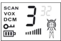 BRONDI PMR FX-100 TWIN - Kanal und Code CTCSS (Continuous Tone Coded Squelch System) wahlen. - 1