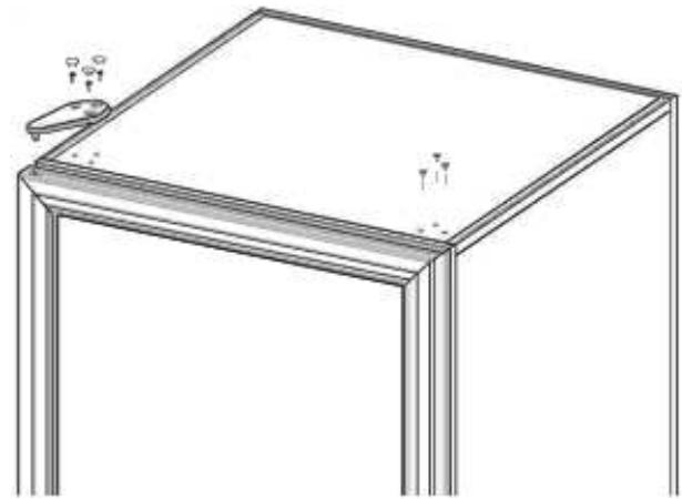 LA SOMMELIERE CTP250 - Réversibilité de la porte (sauf modèles avec serrure) - 7