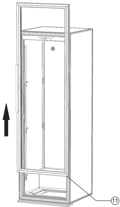 LA SOMMELIERE CTP300 - Alternative hanging of the door (excepted door with lock) - 2