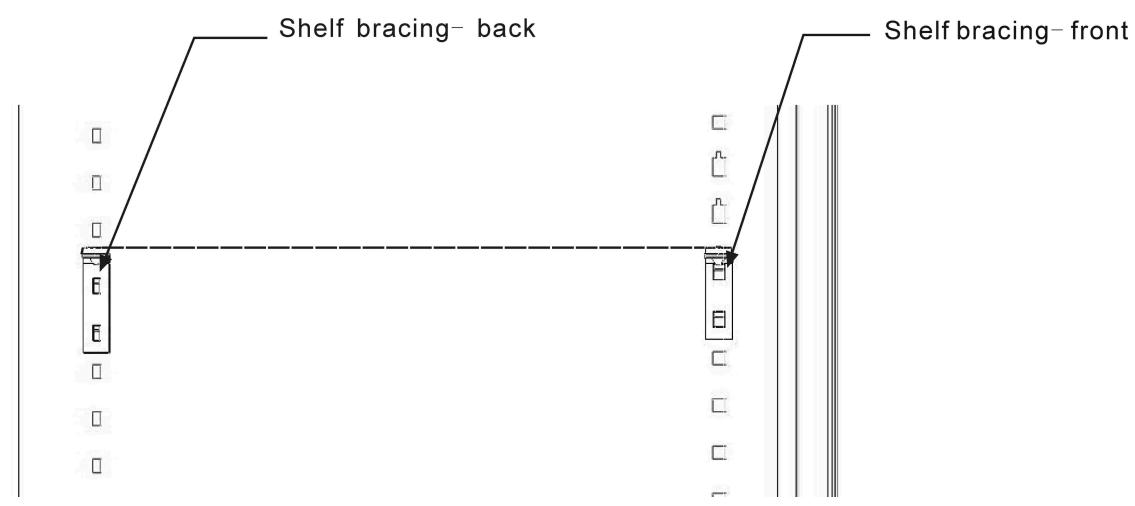 LA SOMMELIERE CTP300 - Installing the shelf bracing - 3