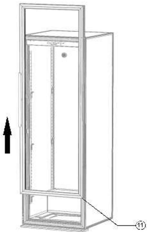 LA SOMMELIERE CTP300 - Réversibilité de la porte (sauf modèles avec serrure) - 2