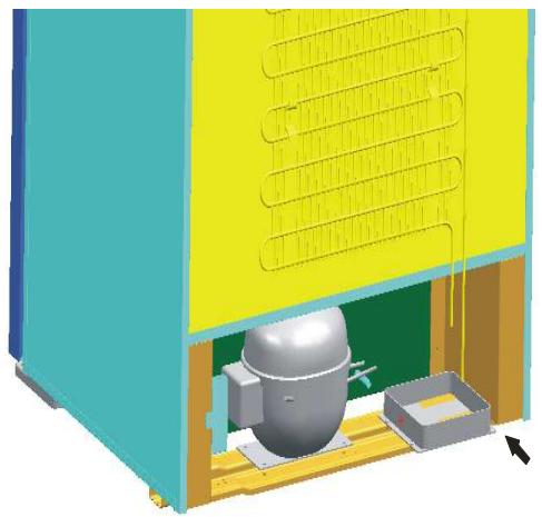 LA SOMMELIERE CTP300 - Installation du bac de récapération d'eau - 1