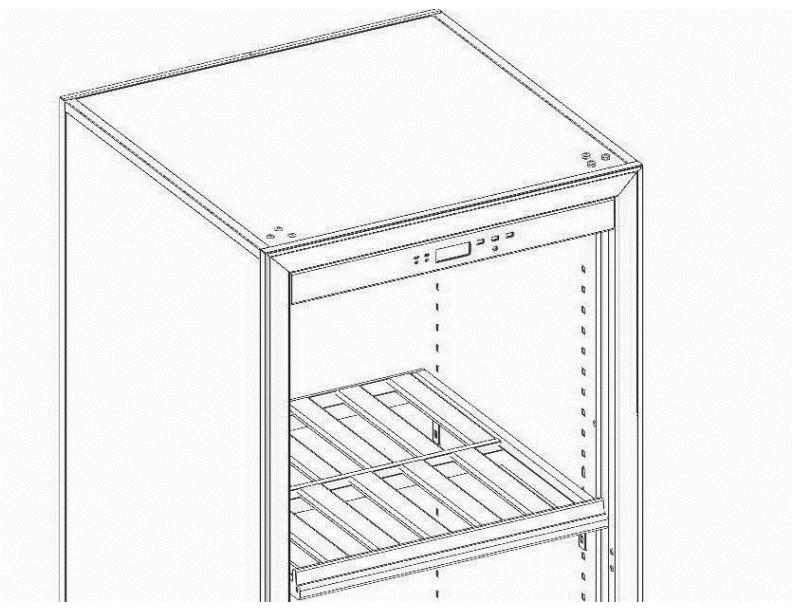 LA SOMMELIERE CTP300 - Installing the wooden shelf - 2