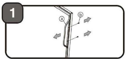 LA SOMMELIERE TR2V150 - Handle installation instruction - 1