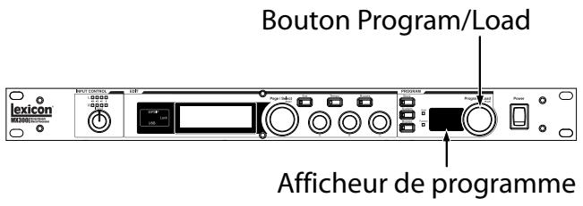 LEXICON MX300 - Selection et chargement d'un programme - 1