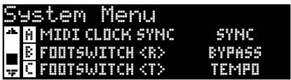 LEXICON MX300 - MENUS SYSTEM du MX300 - 5