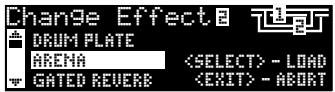 LEXICON MX300 - Pour selectionner un autre EFFET - 2