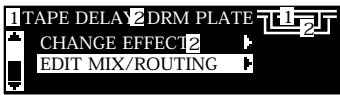 LEXICON MX300 - Édition du mixage/routage d'effet - 1