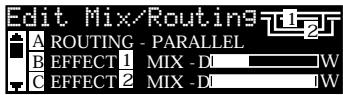 LEXICON MX300 - Édition du mixage/routage d'effet - 2