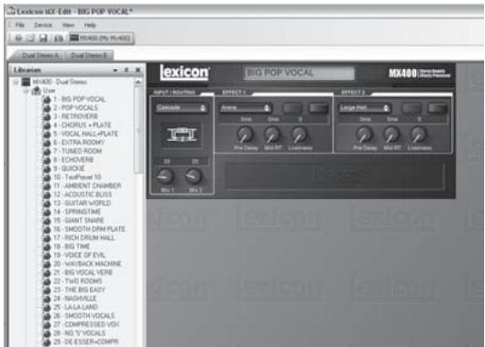 LEXICON MX400 - EDITOR UN PROGRAMME - 1