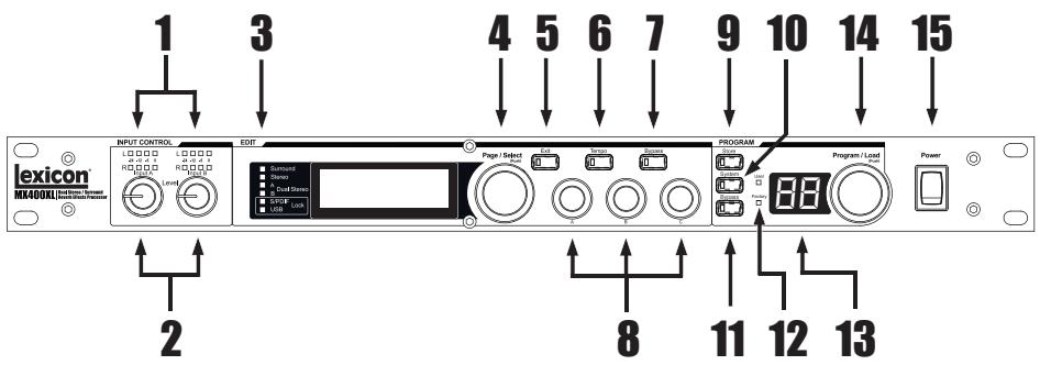 LEXICON MX400 - LA FACE AVANT - 1