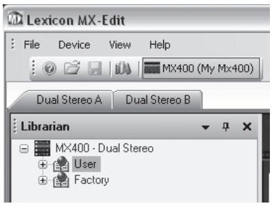 LEXICON MX400 - DEMARRAGE RAPIDE - 1