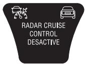 LANCIA THESIS - RADAR CRUISE Control (RCC) (lorsqu'il est prévu) - 2