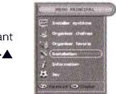 VISIONIC LIBRE ACCES - Menu principal - 1