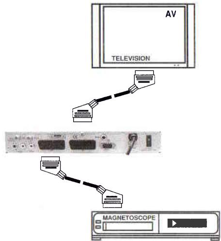 VISIONIC LIBRE ACCES - Raccordement à votre magnétoscope : - 1