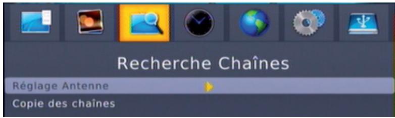 VISIONIC SLIM 6 HD - 3) RECHERCHE CHÂNES : - 1