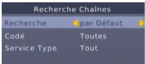 VISIONIC SLIM 6 HD - b) Recherche des chaînes - 2