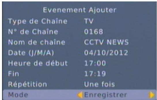 VISIONIC SLIM 6 HD - ENREGISTREMENT PROGRAMMÉ (TIMER) - 2
